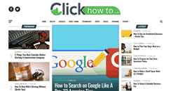 Desktop Screenshot of clickhowto.com